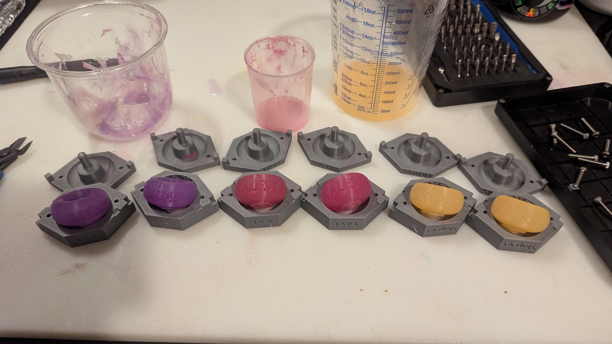 2025 Silicon Poi Handles - Molds